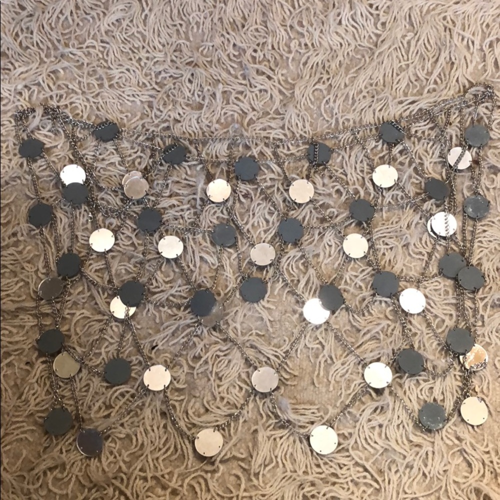 Silver Disco Chain Skirt Festivals!